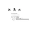 Kensington ClickSafe Universal Slots Security Anchors Kit, Enkurs, Nerūsējošais tērauds, 3 gab., 31 g, 115 mm, 85 mm