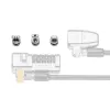 Kensington ClickSafe Universal Slots Security Anchors Kit, Enkurs, Nerūsējošais tērauds, 3 gab., 31 g, 115 mm, 85 mm
