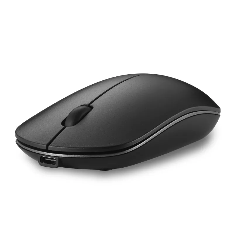 Kensington MY230 EQ uzlādējamā pele – bezvadu – vidēja izmēra, piemērota abām rokām, RF bezvadu + Bluetooth, 1200 DPI, melna