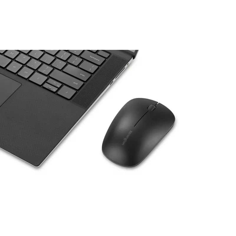 Kensington MY230 EQ uzlādējamā pele – bezvadu – vidēja izmēra, piemērota abām rokām, RF bezvadu + Bluetooth, 1200 DPI, melna