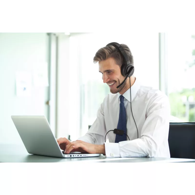 Kensington H1000 USB-C On-Ear austiņas, vadu, zvani/mūzika, 20 - 20000 Hz, 190 g, austiņas, melns