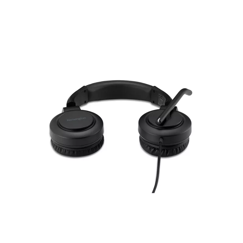 Kensington H1000 USB-C On-Ear austiņas, vadu, zvani/mūzika, 20 - 20000 Hz, 190 g, austiņas, melns
