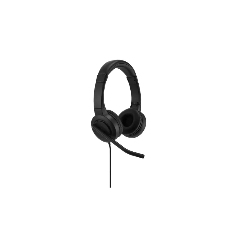 Kensington H1000 USB-C On-Ear austiņas, vadu, zvani/mūzika, 20 - 20000 Hz, 190 g, austiņas, melns