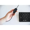 Kensington H1000 USB-C On-Ear austiņas, vadu, zvani/mūzika, 20 - 20000 Hz, 190 g, austiņas, melns