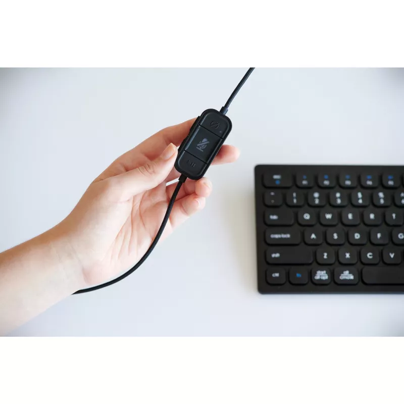 Kensington H1000 USB-C On-Ear austiņas, vadu, zvani/mūzika, 20 - 20000 Hz, 190 g, austiņas, melns