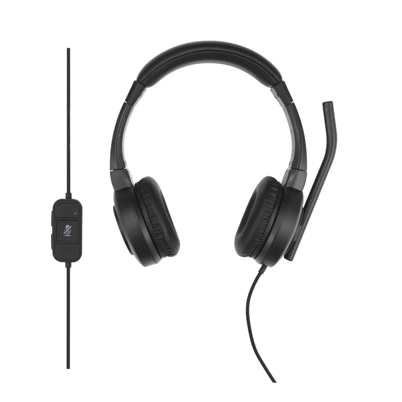 Kensington H1000 USB-C On-Ear austiņas, vadu, zvani/mūzika, 20 - 20000 Hz, 190 g, austiņas, melns