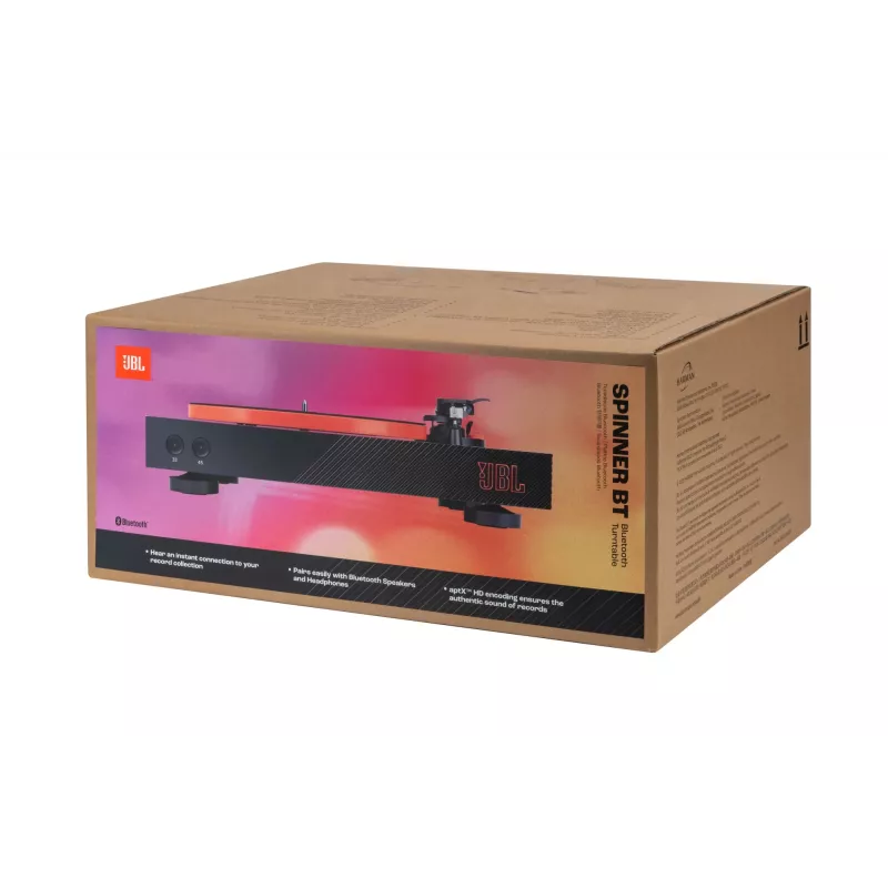 JBL Spinner BT Belt-drive audio turntable Melns, oranža
