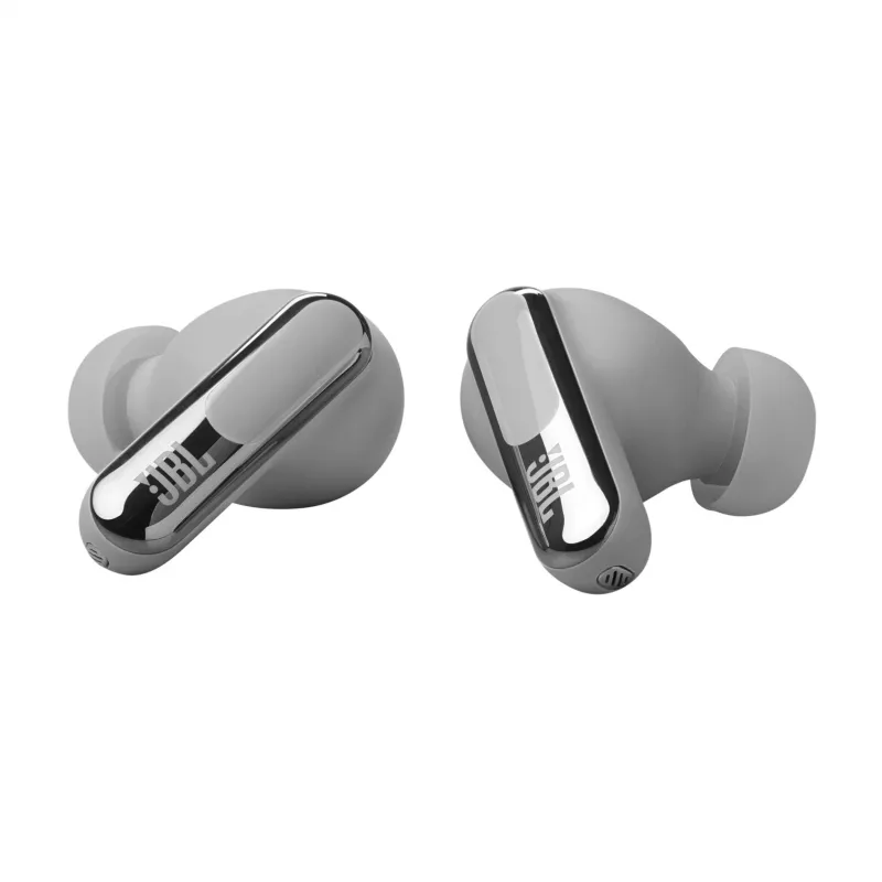JBL Live Beam 3 austiņas Bezvadu Ievietojamas Zvani/Mūzika/Sports/Ikdiena Bluetooth Sudraba