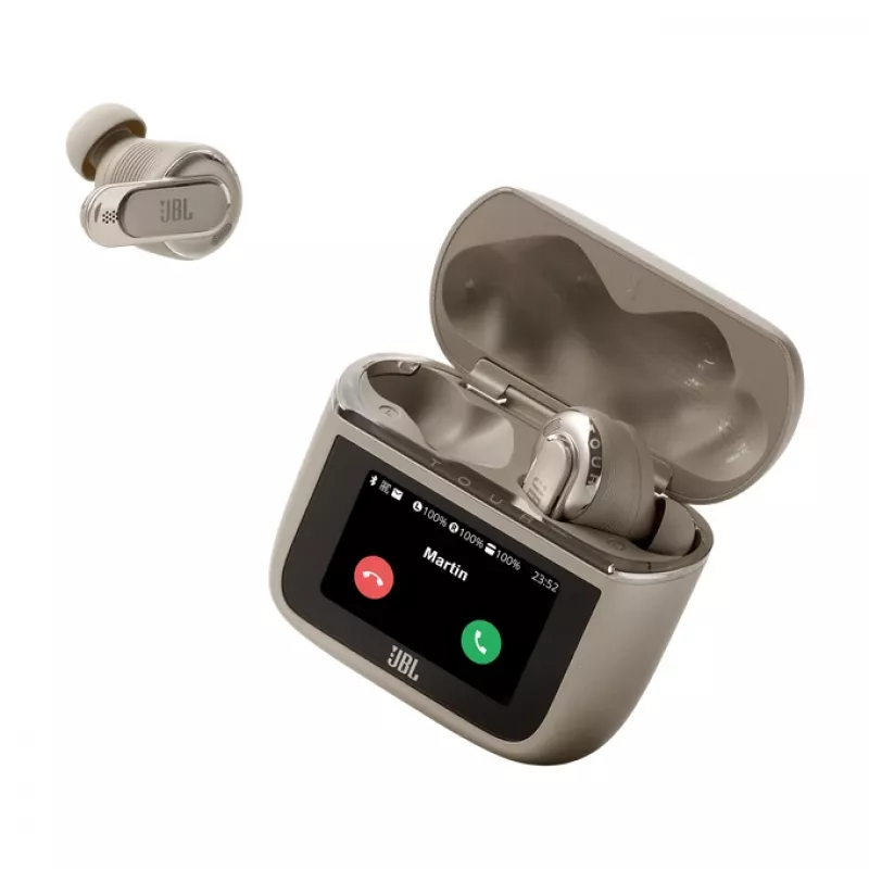 JBL Tour Pro 3 austiņas True Wireless Stereo (TWS) Ievietojamās Zvani/Mūzika/Sports/Ikdiena Bezvadu Brūna