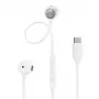 JBL Tune 305C austiņas ar vadu, ievietojamas, zvaniem/mūzikai, USB Type-C, baltas