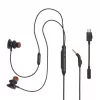 JBL JBLQTUM50CBLK austiņas/headset Vadu Ievietojamās Spēlēm Melns
