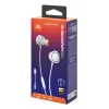 JBL Quantum 50C austiņas ar vadu, ievietojamās, spēlēm, baltas