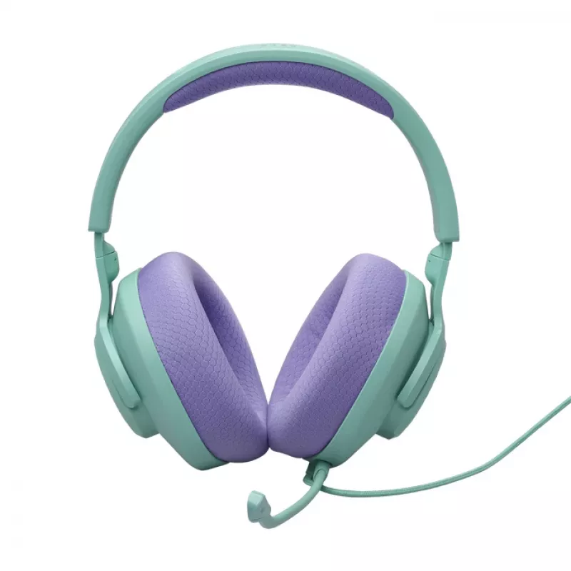 JBL Quantum 100M2 austiņas ar vadu, galvas lentes, spēlēm, ciāna