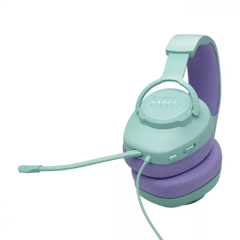 JBL Quantum 100M2 austiņas ar vadu, galvas lentes, spēlēm, ciāna