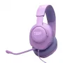 Vadu galvas lentes spēļu austiņas JBL Quantum 100M2 — apkārtauss, 20–20000 Hz, 1,2 m kabelis, violetas
