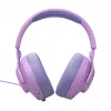 Vadu galvas lentes spēļu austiņas JBL Quantum 100M2 — apkārtauss, 20–20000 Hz, 1,2 m kabelis, violetas