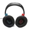 JBL Quantum 100N austiņas, vadu, galvas stīpa, spēlēm, zila, sarkana