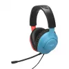JBL Quantum 100N austiņas, vadu, galvas stīpa, spēlēm, zila, sarkana