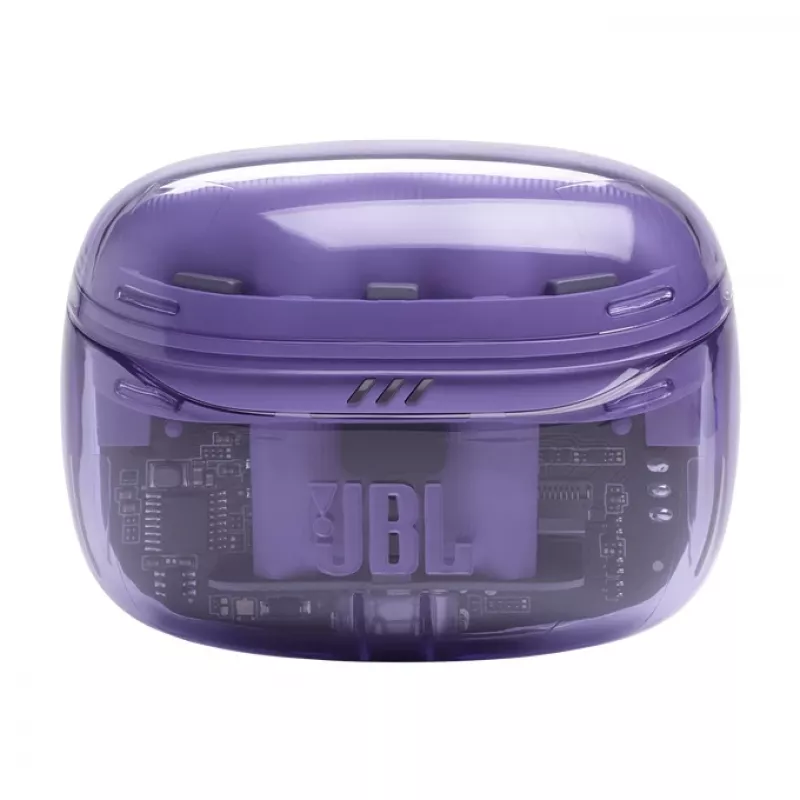 JBL Tune Beam 2 Ghost Edition austiņas bezvadu ievietojamās Mūzika/Ikdiena Bluetooth purpursarkanā krāsā