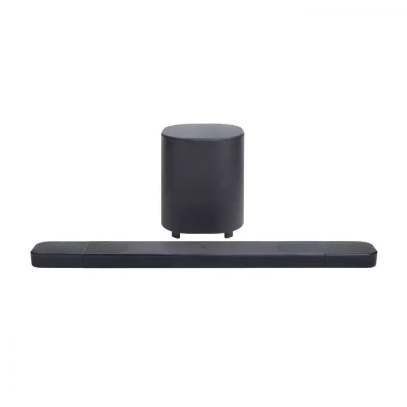 Soundbar JBL Bar 1000MK2 Melns — 7.1.4 channels, 960 W total, Dolby Atmos/DTS:X, wireless + wired