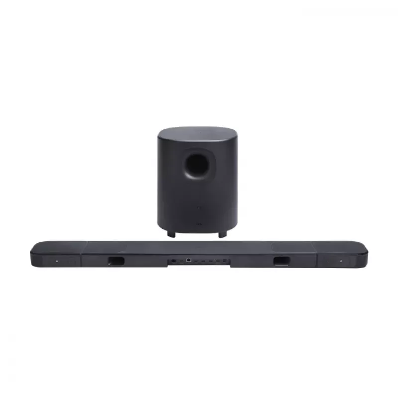Soundbar JBL Bar 1000MK2 Melns — 7.1.4 channels, 960 W total, Dolby Atmos/DTS:X, wireless + wired