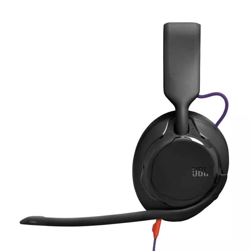 JBL Quantum 250 austiņas ar vadu, galvas lentes tipa, spēlēm, melnas