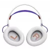 JBL Quantum 250 austiņas ar vadu, galvas stīpu, spēlēm, purpursarkanas, baltas