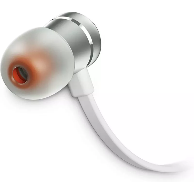 JBL T290 austiņas ar vadu Ievietojamās zvaniem/mūzikai sudraba krāsā