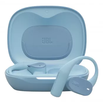JBL Sense Lite austiņas bezvadu ar auss aizķeri mūzikai Bluetooth zilas