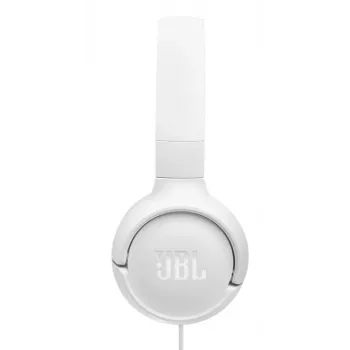 JBL Tune 520C USB-C austiņas ar vadu, galvas lentes tipa, zvaniem/mūzikai, USB Type-C, baltas