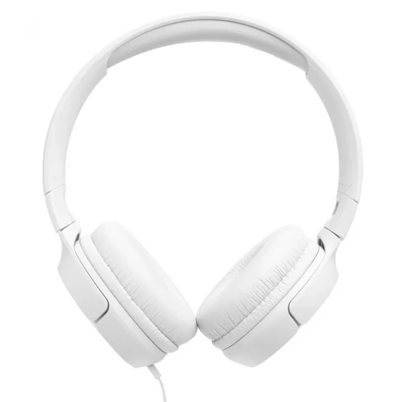 JBL Tune 520C USB-C austiņas ar vadu, galvas lentes tipa, zvaniem/mūzikai, USB Type-C, baltas