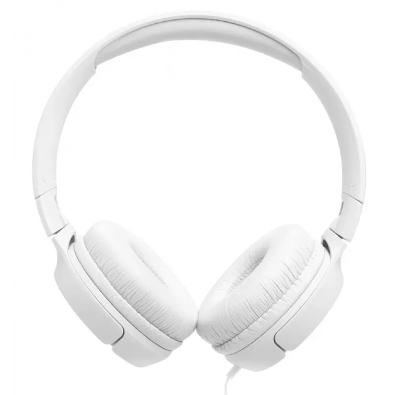 JBL Tune 520C USB-C austiņas ar vadu, galvas lentes tipa, zvaniem/mūzikai, USB Type-C, baltas