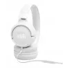 JBL Tune 520C USB-C austiņas ar vadu, galvas lentes tipa, zvaniem/mūzikai, USB Type-C, baltas