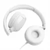JBL Tune 520C USB-C austiņas ar vadu, galvas lentes tipa, zvaniem/mūzikai, USB Type-C, baltas