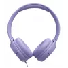 JBL Tune 520C USB-C austiņas ar vadu, galvas lentes tipa, zvaniem/mūzikai, USB Type-C, ceriņkrāsas