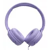 JBL Tune 520C USB-C austiņas ar vadu, galvas lentes tipa, zvaniem/mūzikai, USB Type-C, ceriņkrāsas