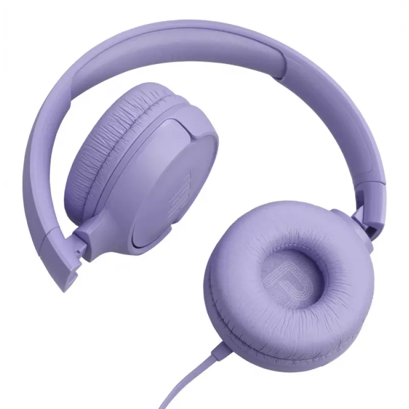 JBL Tune 520C USB-C austiņas ar vadu, galvas lentes tipa, zvaniem/mūzikai, USB Type-C, ceriņkrāsas