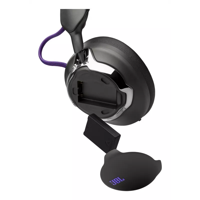 JBL Quantum 950 austiņas Bezvadu austiņu Galvas lente Spēlēšanai USB Type-C Bluetooth Uzlādes statīvs Melns