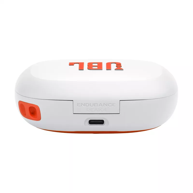 JBL Endurance Peak 4 austiņas bezvadu ievietojamās sporta USB Type-C Bluetooth balts