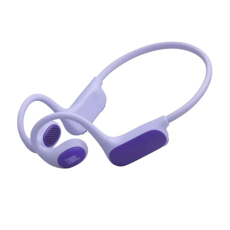 JBL Junior Free austiņas bezvadu atvērta tipa sporta Bluetooth purpursarkanā krāsā