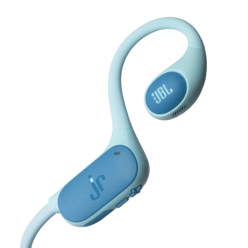 JBL Junior Free austiņas bezvadu atvērtā tipa sporta Bluetooth teal krāsā