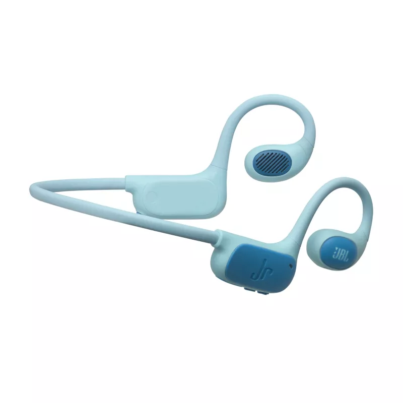 JBL Junior Free austiņas bezvadu atvērtā tipa sporta Bluetooth teal krāsā