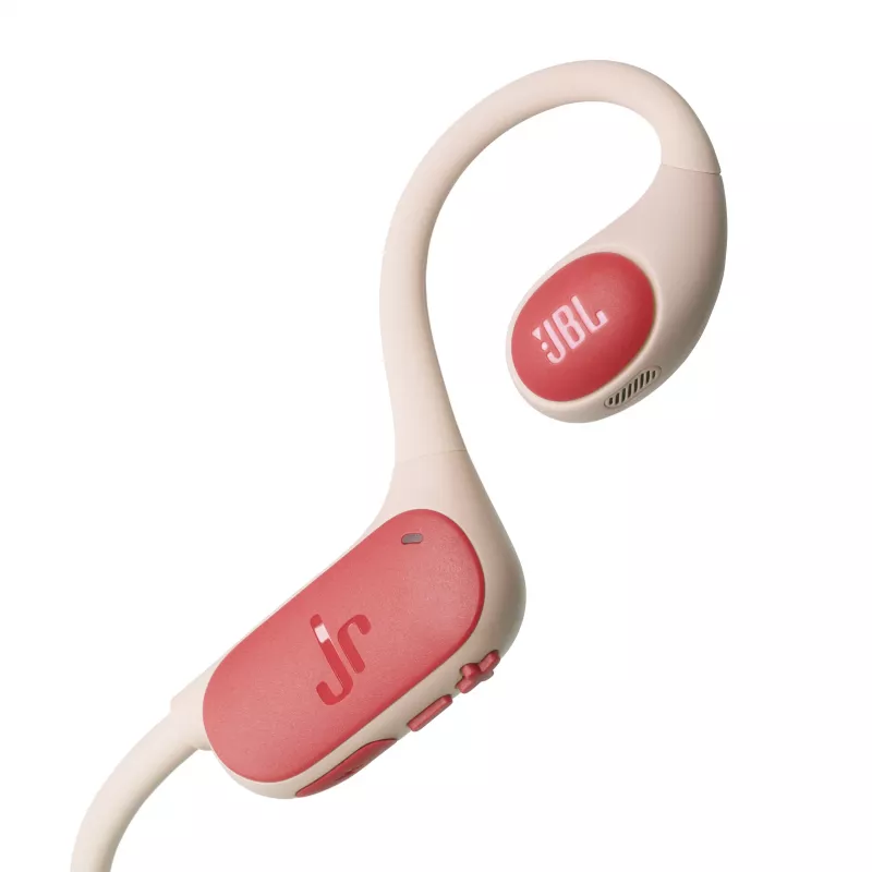 JBL Junior Free austiņas bezvadu atvērta tipa sporta Bluetooth brūnas, baltas