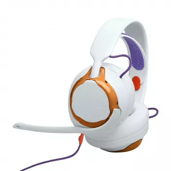 JBL Quantum 250 austiņas, vadu, galvas lente, spēlēm, zilganzaļas