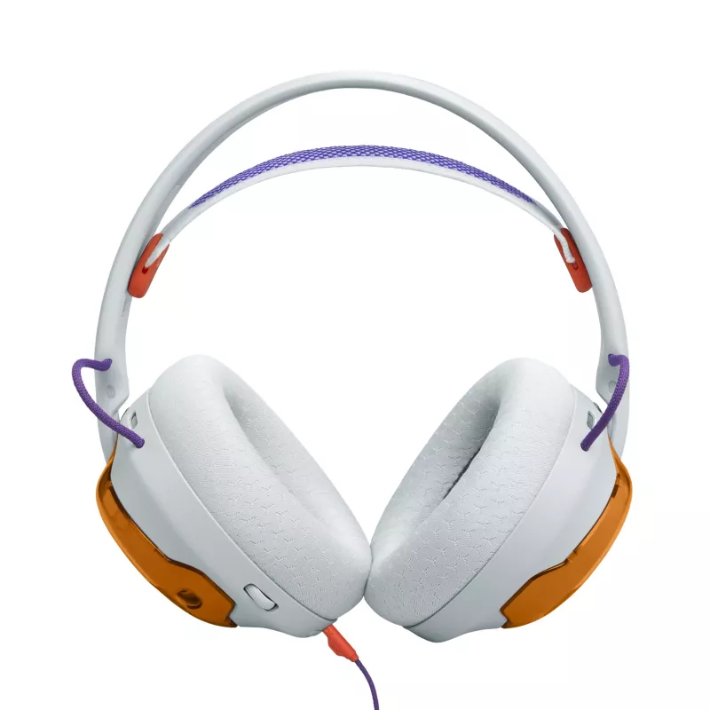 JBL Quantum 250 austiņas, vadu, galvas lente, spēlēm, zilganzaļas