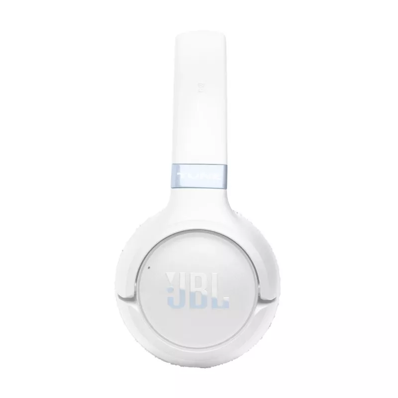 JBL Tune 680NC austiņas ar vadu un bezvadu savienojumu, galvas stīpa, zvani/mūzika, USB Type-C, Bluetooth, balta