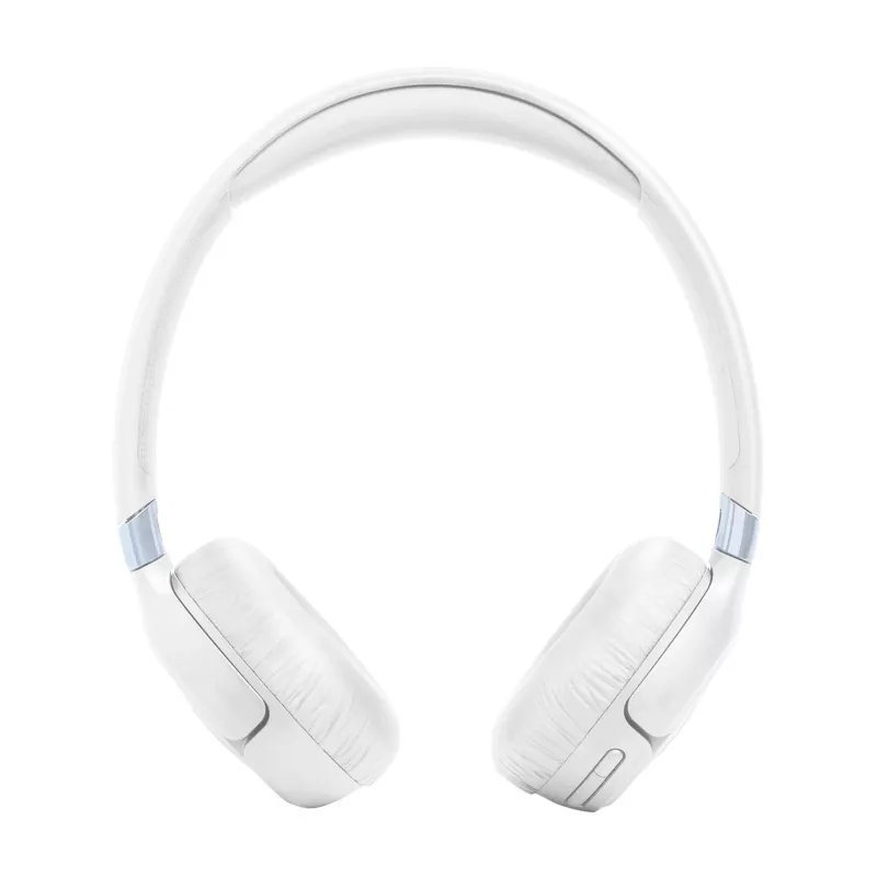 JBL Tune 680NC austiņas ar vadu un bezvadu savienojumu, galvas stīpa, zvani/mūzika, USB Type-C, Bluetooth, balta