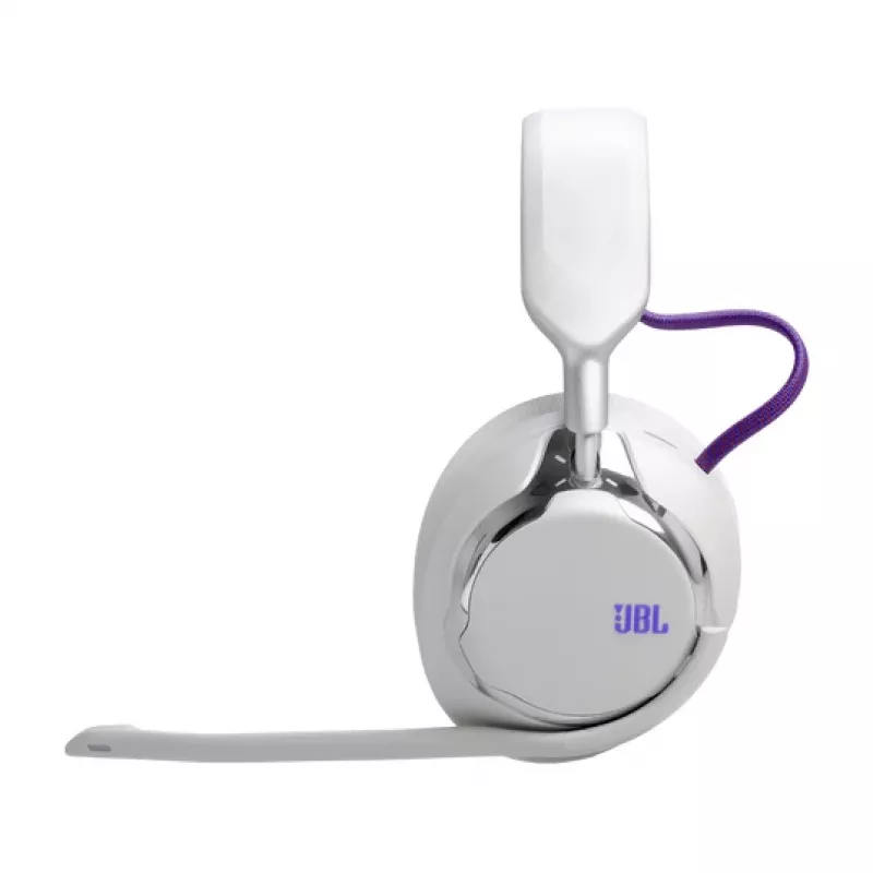 JBL Quantum 950 austiņas Bezvadu Galvas stīpa Spēlēm USB Type-C Bluetooth Uzlādes statīvs Oranža, Sudraba, Balta