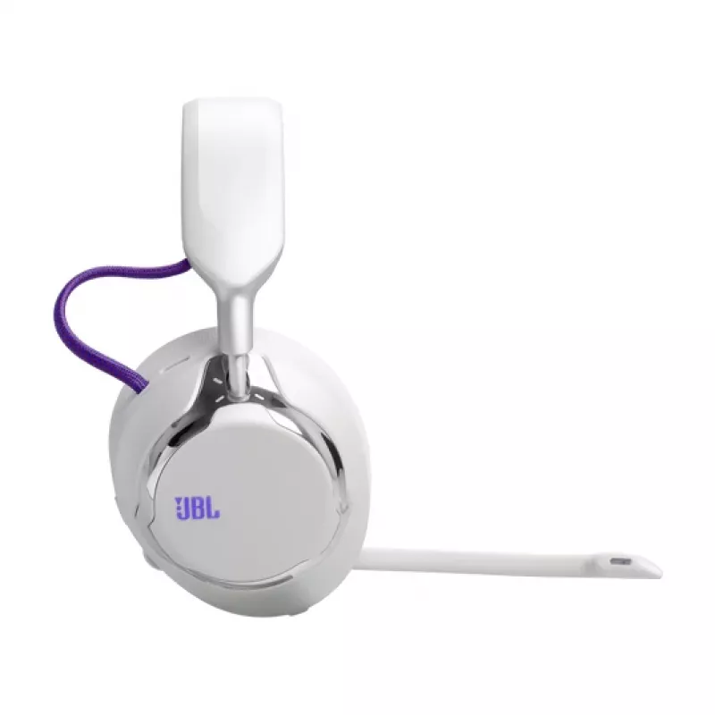 JBL Quantum 950 austiņas Bezvadu Galvas stīpa Spēlēm USB Type-C Bluetooth Uzlādes statīvs Oranža, Sudraba, Balta