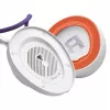 JBL Quantum 950 austiņas Bezvadu Galvas stīpa Spēlēm USB Type-C Bluetooth Uzlādes statīvs Oranža, Sudraba, Balta